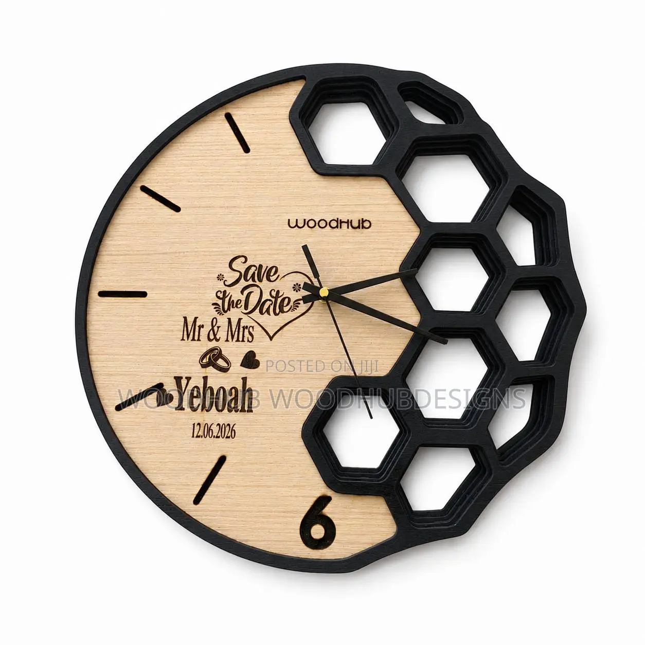 Parametric Wooden Clock