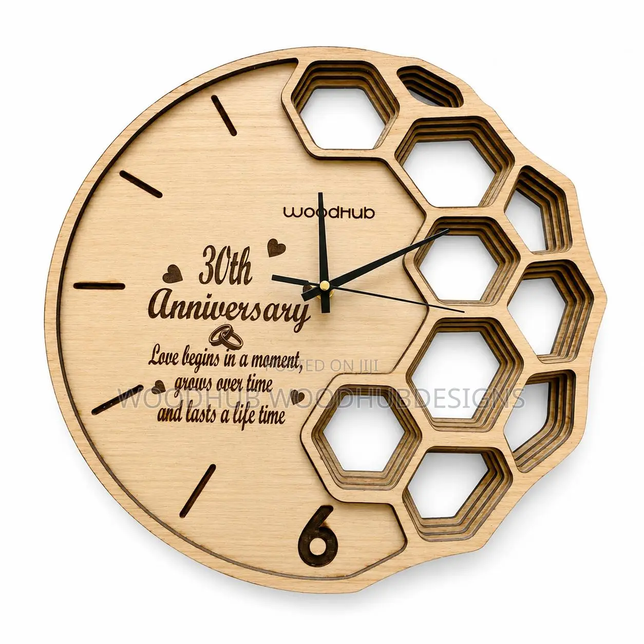 Parametric Wooden Clock