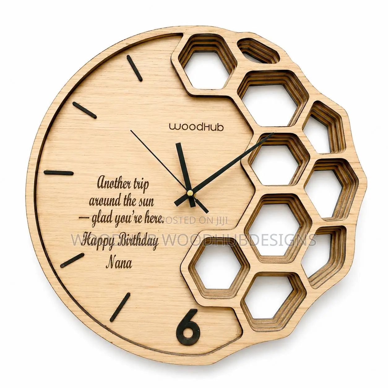 Parametric Wooden Clock