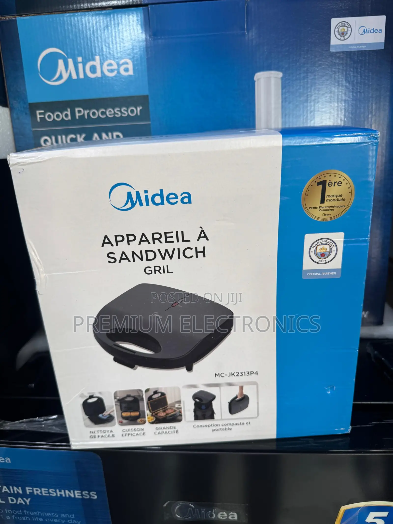 Midea Contact Sandwich Grill 1500w Mc-Jk2313p