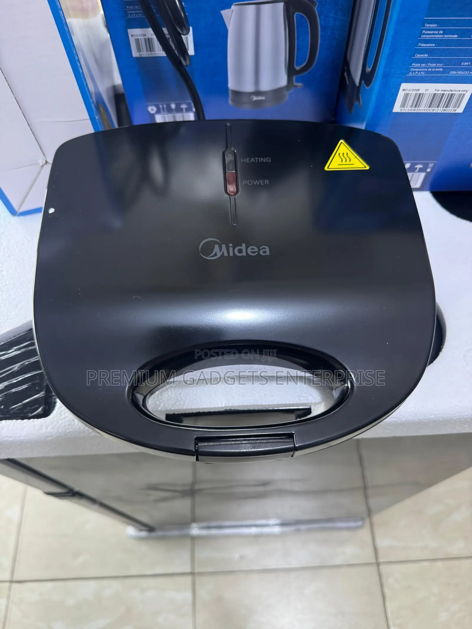Midea Fast Heating Contact Sandwich Grill 1500w Mc-Jk2313p