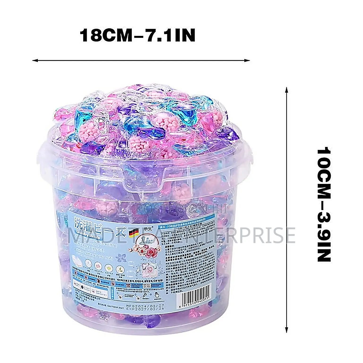 5-in-1 Laundry Pods - 100 Pieces
