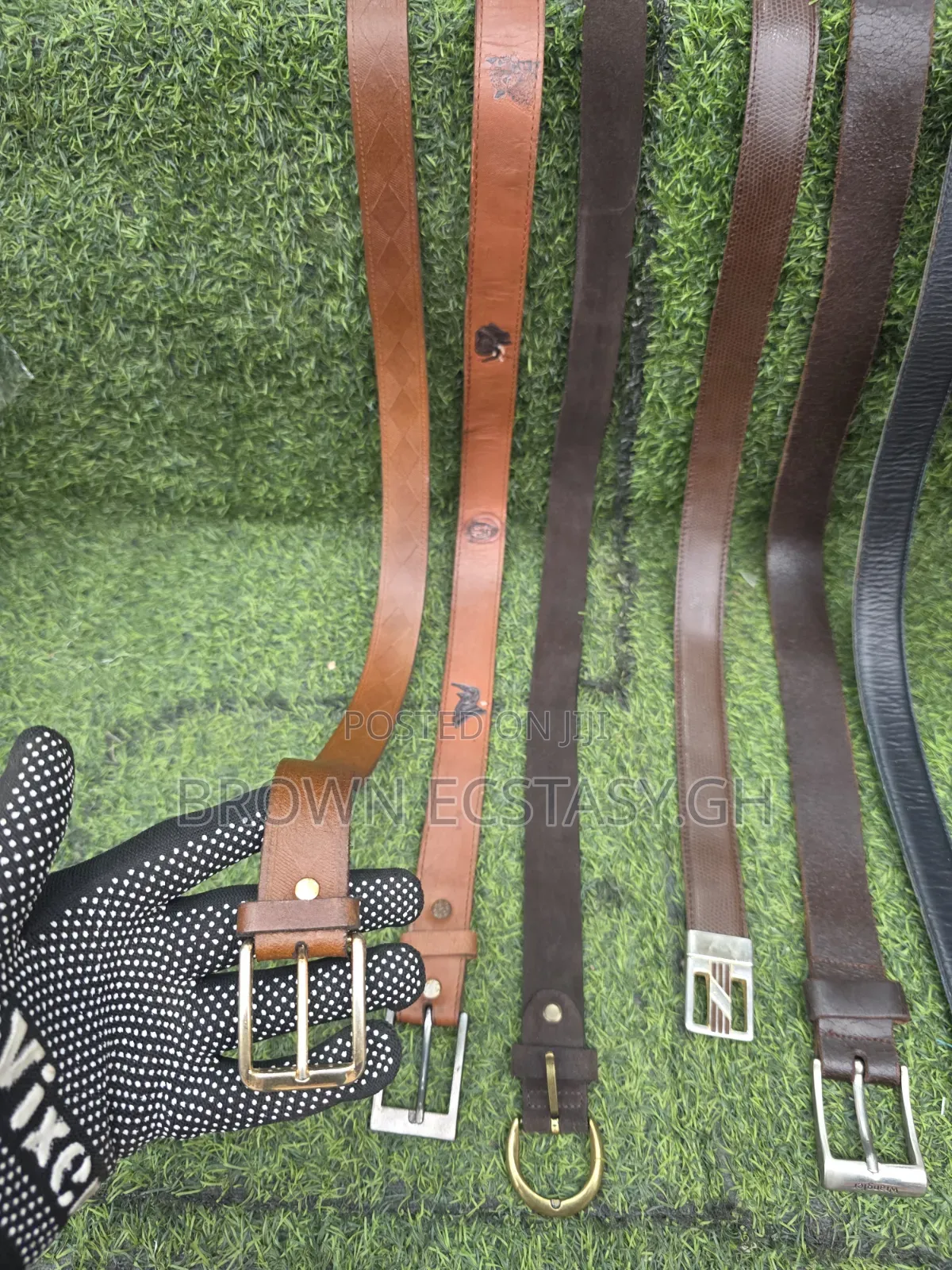 Genuine Leather Belts (Uk Used) (Swipe for Designs)