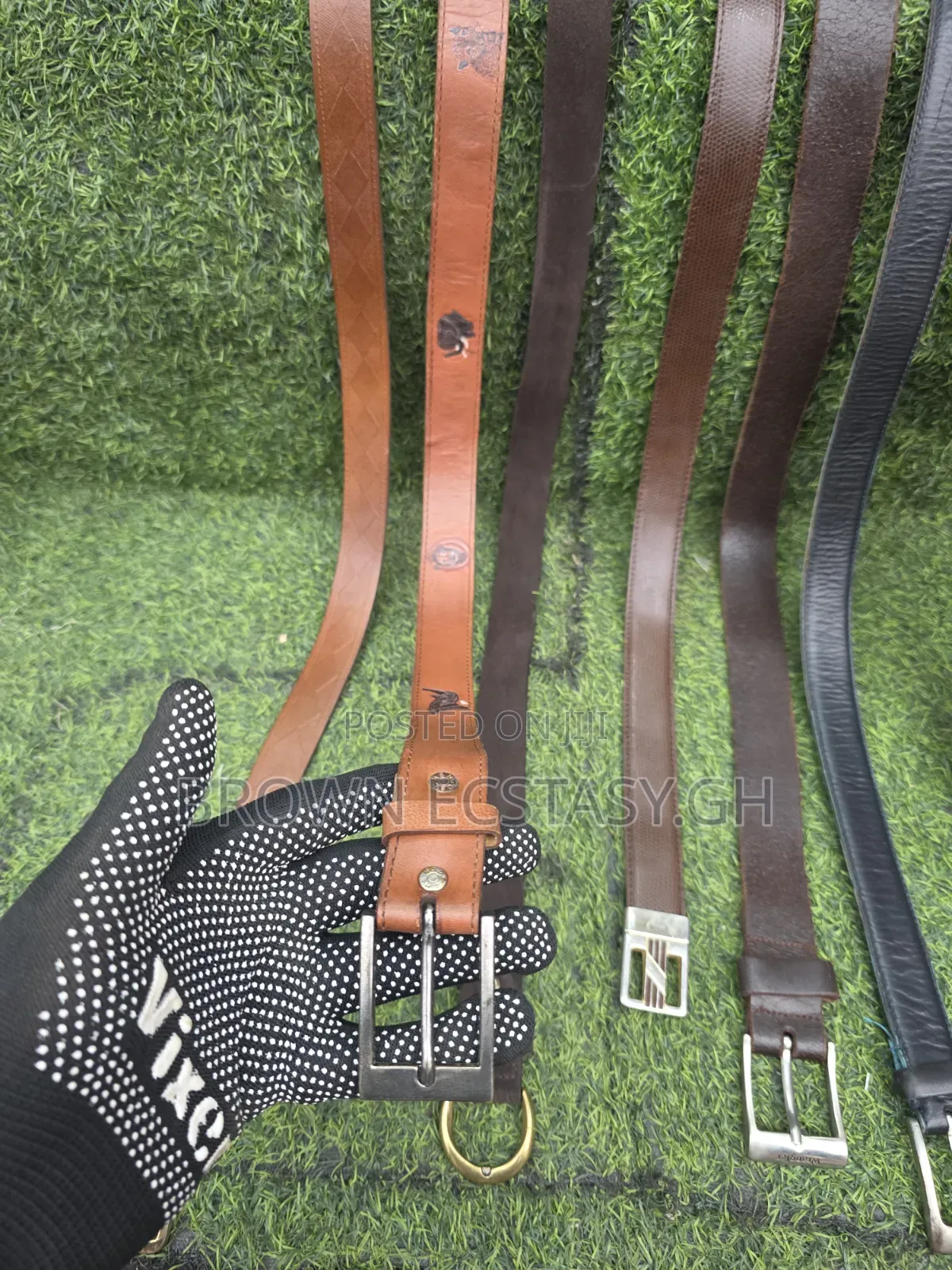 Genuine Leather Belts (Uk Used) (Swipe for Designs)