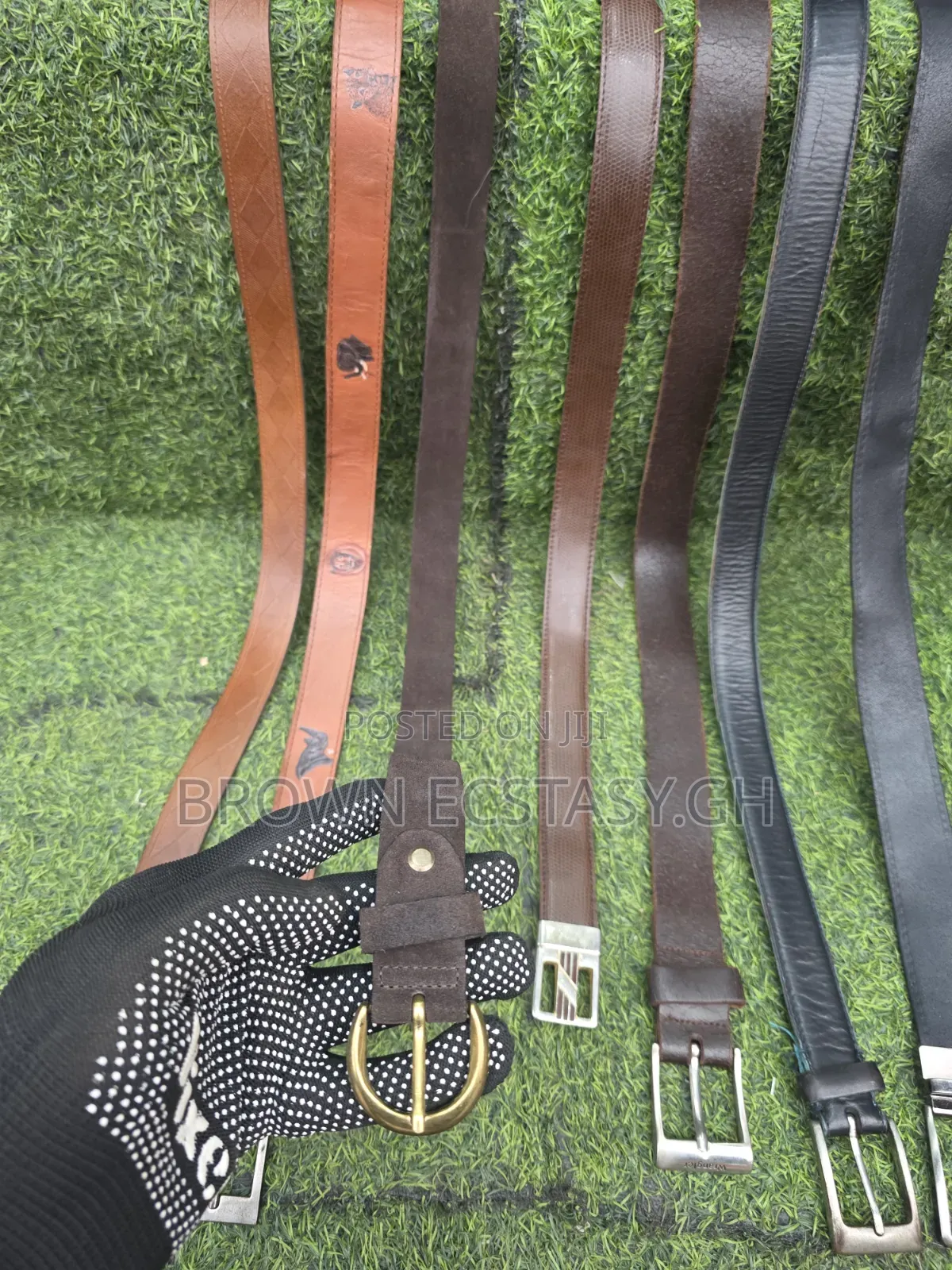 Genuine Leather Belts (Uk Used) (Swipe for Designs)