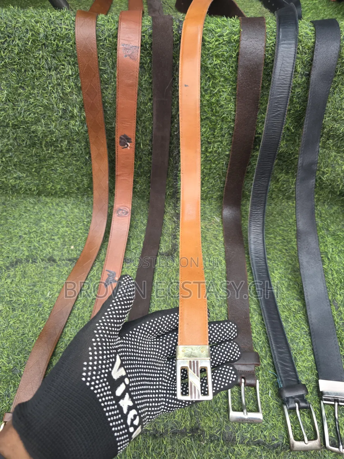 Genuine Leather Belts (Uk Used) (Swipe for Designs)