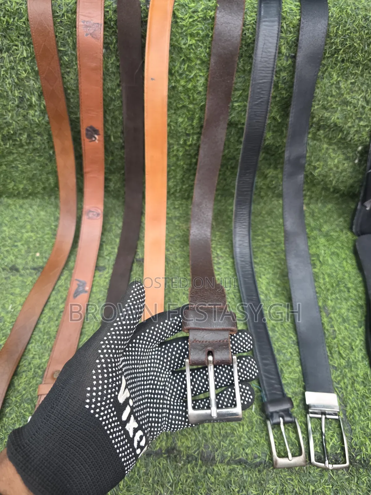 Genuine Leather Belts (Uk Used) (Swipe for Designs)