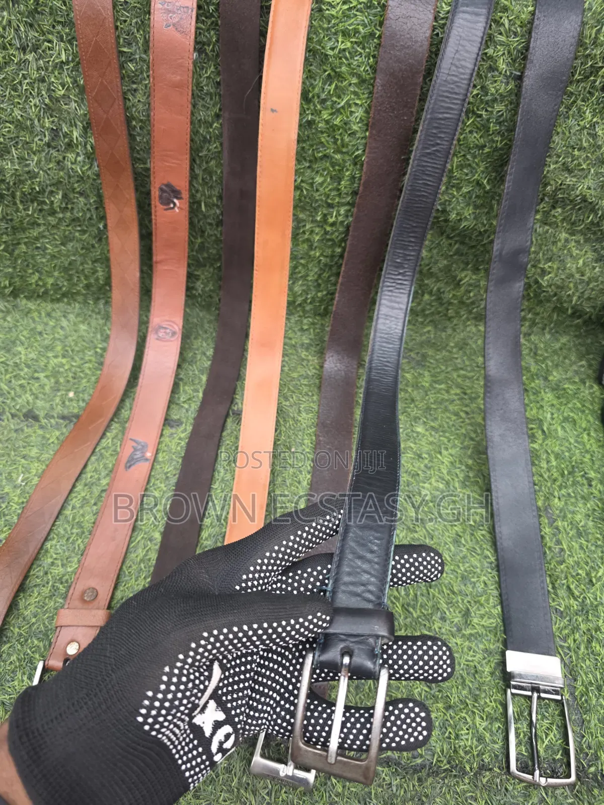 Genuine Leather Belts (Uk Used) (Swipe for Designs)