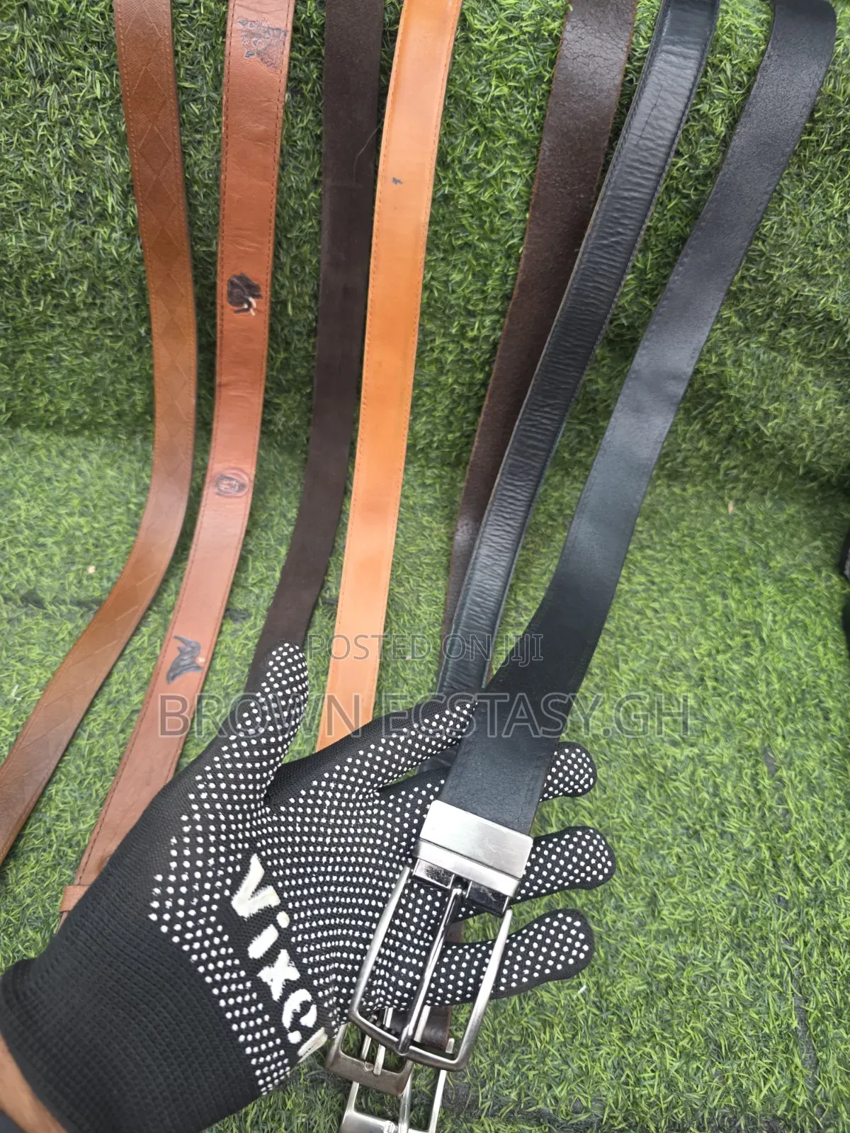 Genuine Leather Belts (Uk Used) (Swipe for Designs)