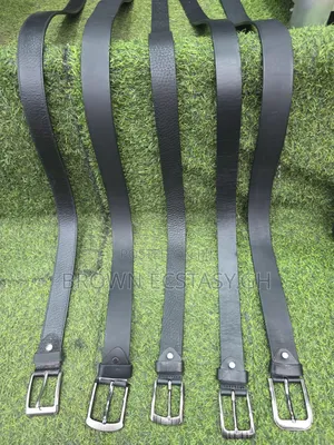 First Selection Genuine Leather Belts (Uk Used, Black)