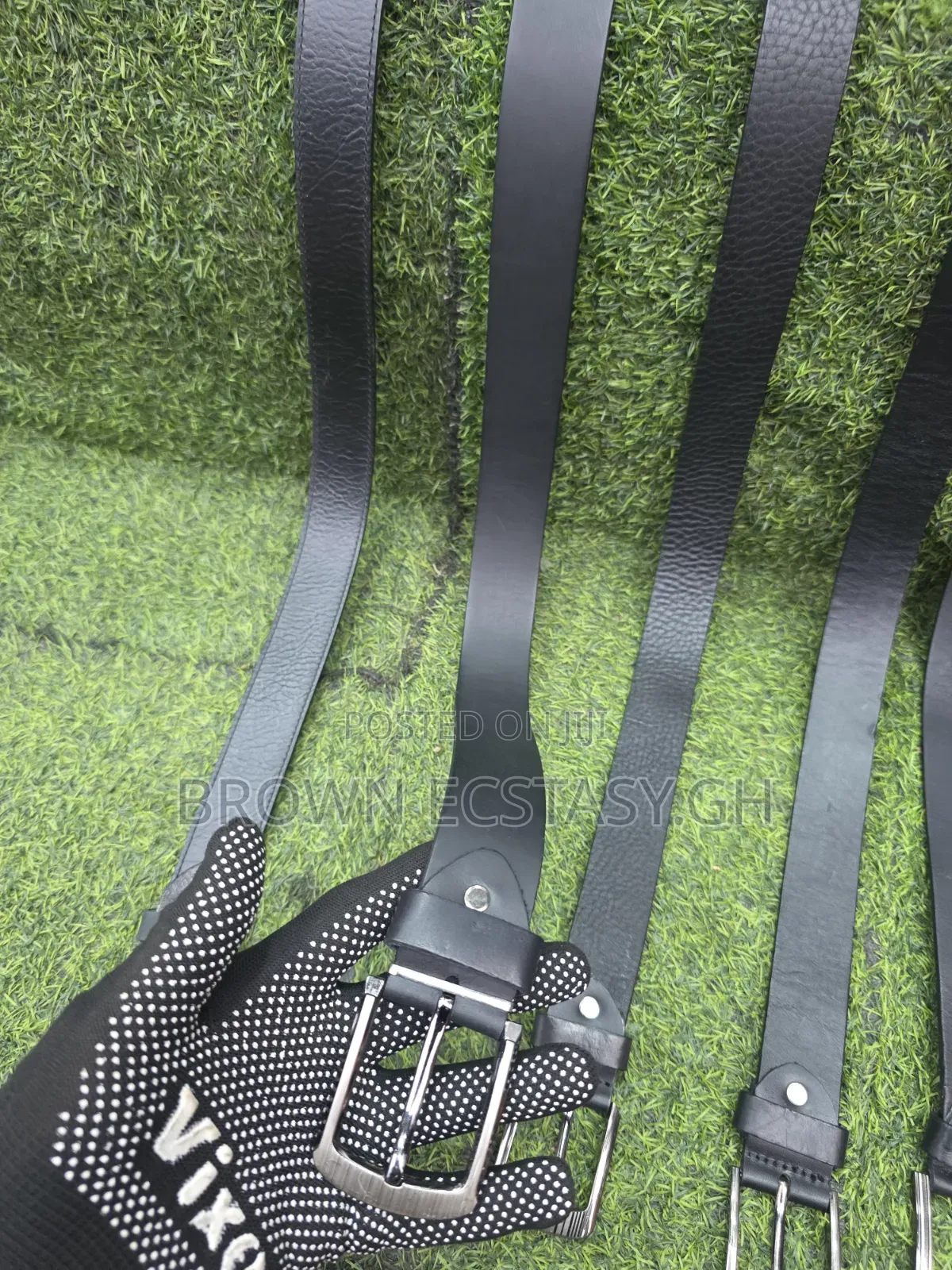 First Selection Genuine Leather Belts (Uk Used, Black)
