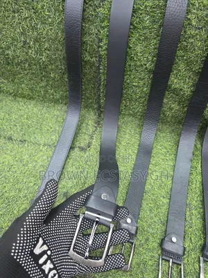 First Selection Genuine Leather Belts (Uk Used, Black)