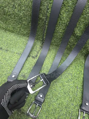 First Selection Genuine Leather Belts (Uk Used, Black)