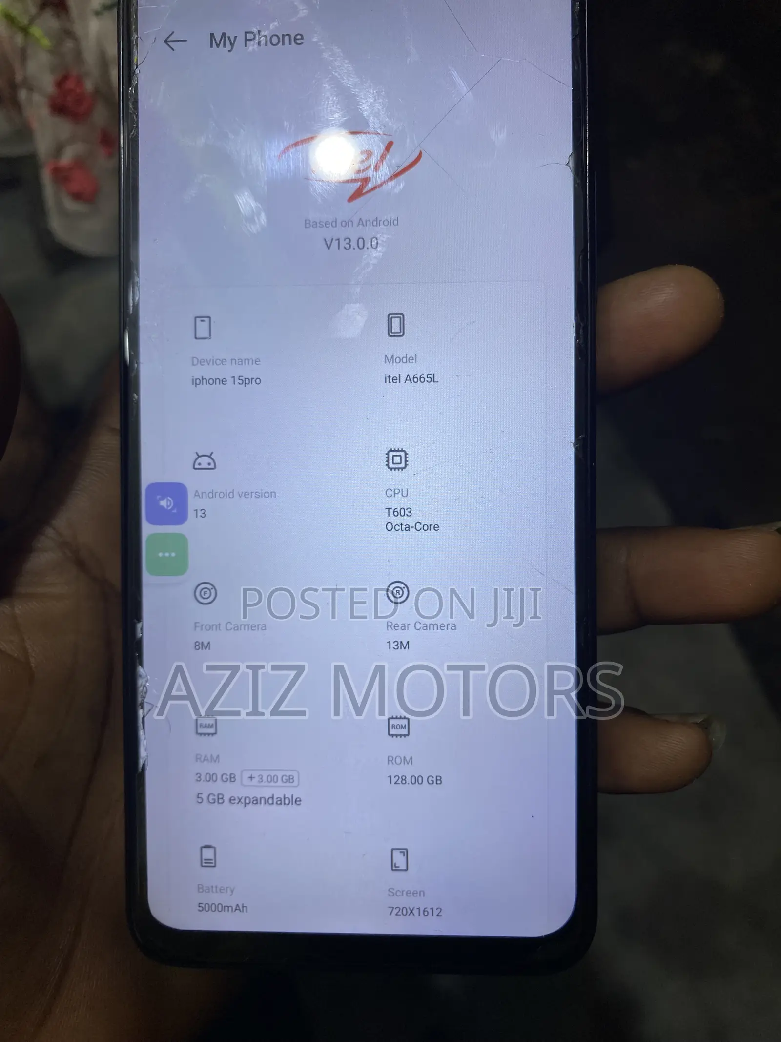 Itel A60S 128 GB