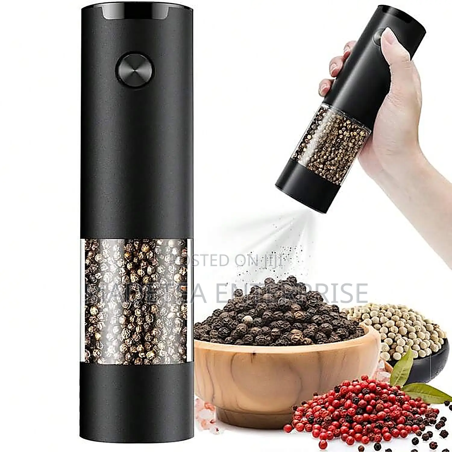 Rechargeable Electric Grinder - Freshly Ground in Seconds!