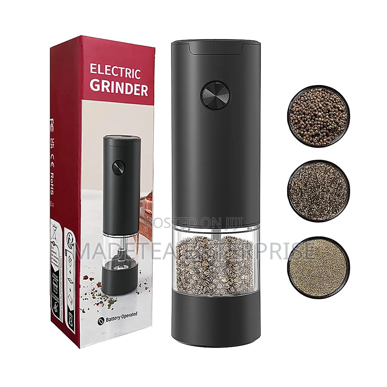 Rechargeable Electric Grinder - Freshly Ground in Seconds!