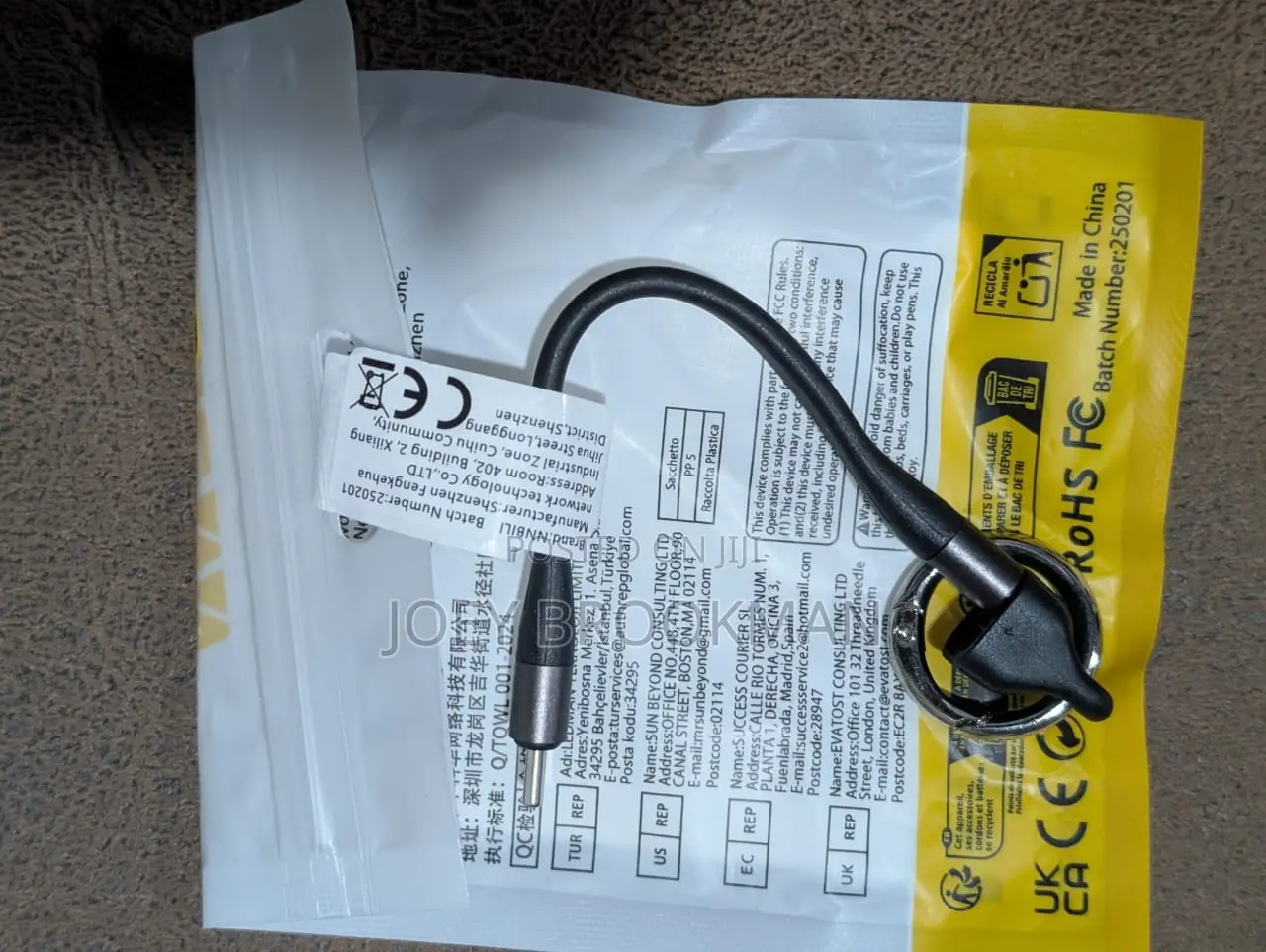 Nnbili Pd240w Usb Type-C Charging Cable Portable Keychain