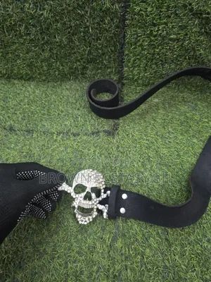 Original River Island Iced Skull Belt (Uk Used)