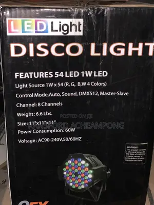 Qfx Dl 103 8.5" Led Disco Light