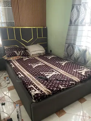 Bed And Bed Frame , Wardrobe And Shoe Rack