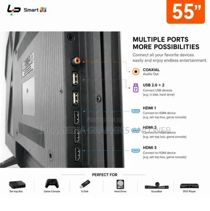 Lp Smart Google Android Tv 55inches"