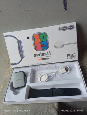 Series 11 Smart Watch 2.19 Inch Touch Screen - Black