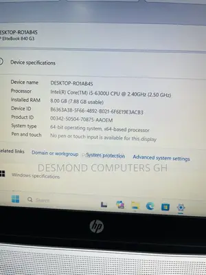 Laptop HP EliteBook 840 G3 8GB Intel Core i5 SSD 256GB