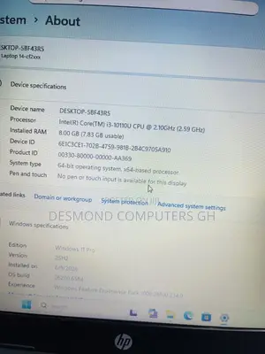 Laptop HP 14-ep0063 8GB Intel Core i3 HDD+SSD 640GB