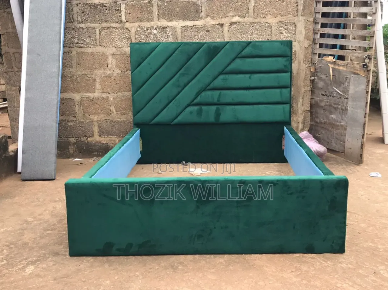 Outstanding Green Double Bed Frame