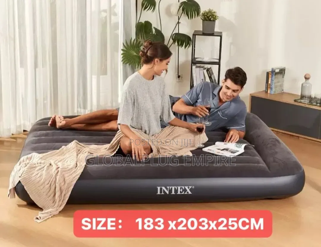 Premium Intex Inflatable Bed 25cm Thick Double Size Mattress