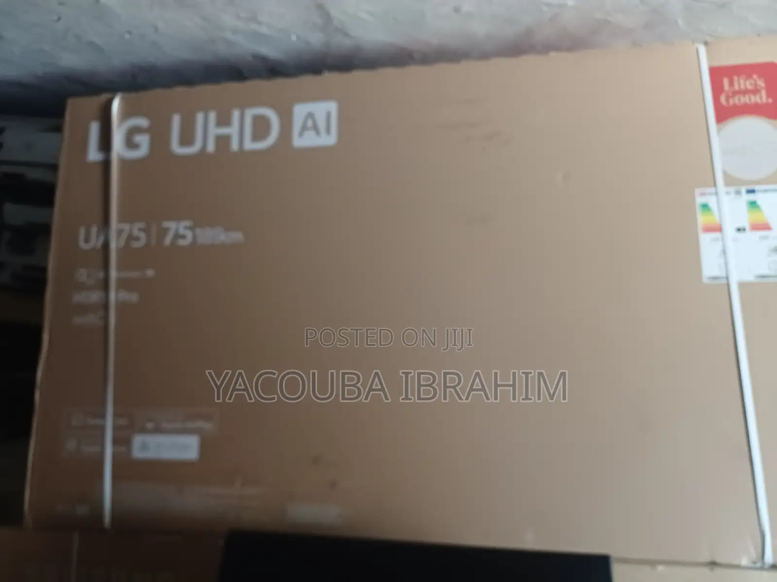 Lg Brand New 75 Inches Television