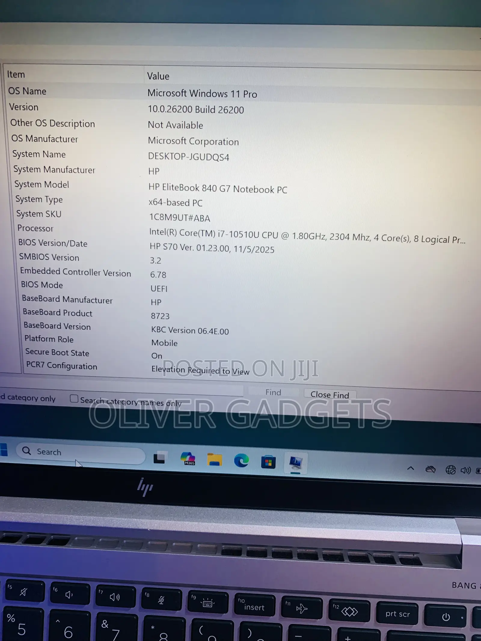 Laptop HP EliteBook 840 G7 16GB Intel Core i7 SSD 512GB
