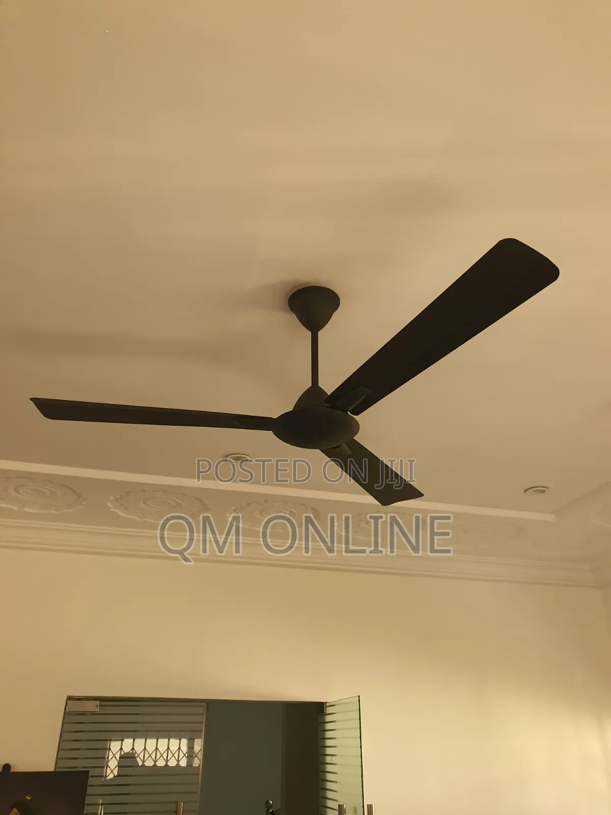 Matte Black Custom Ceiling Fans