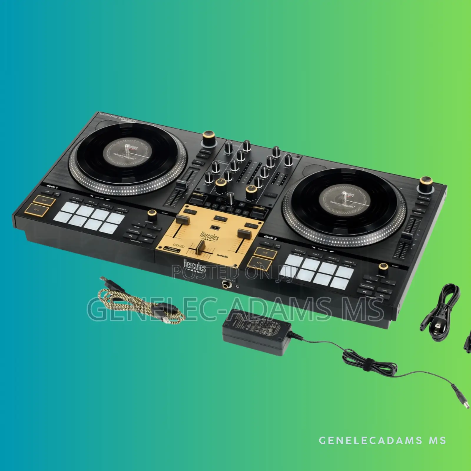Brand New Hercules Dj Control Inpulse T7 Premium Bundle