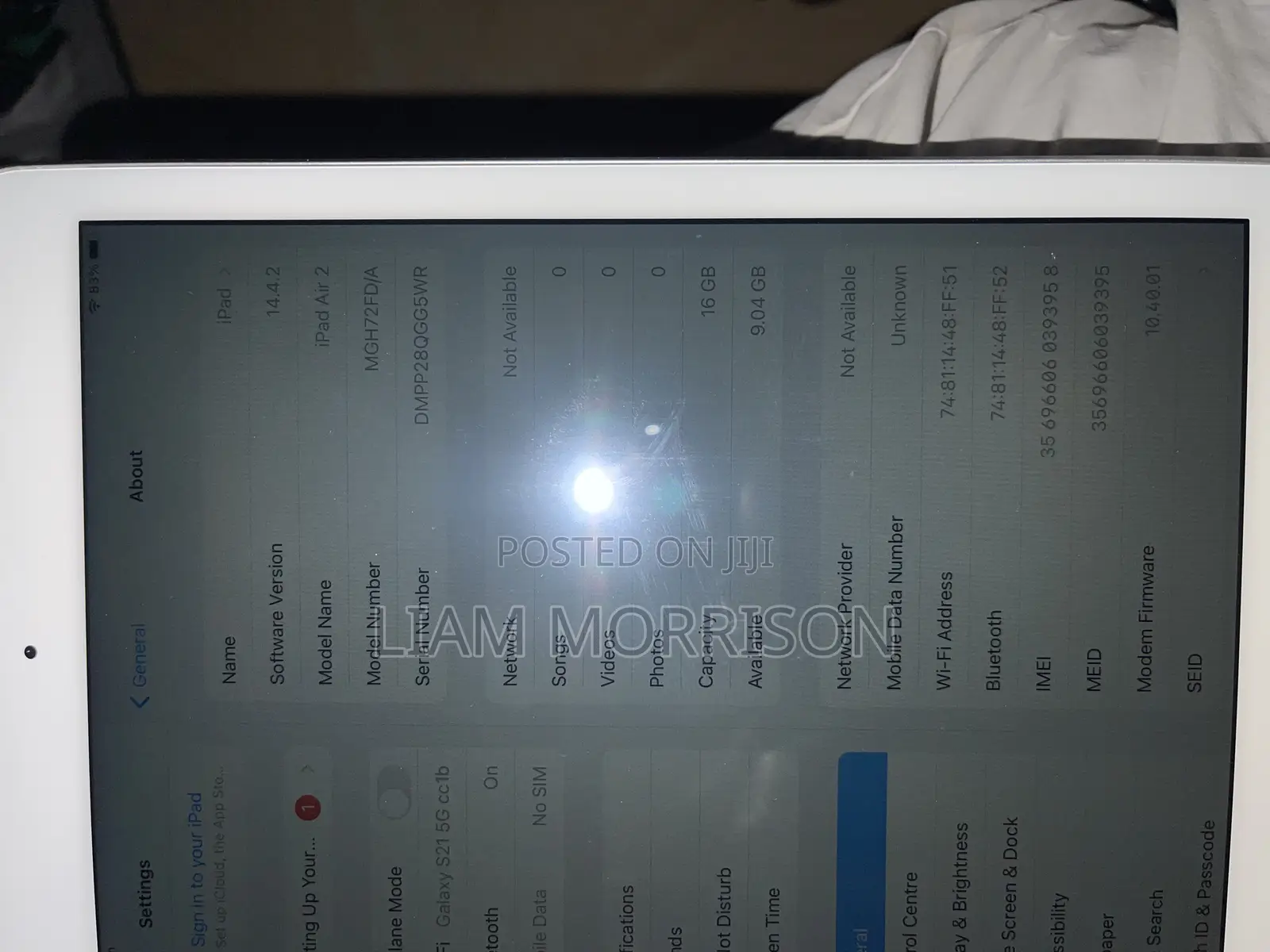 Apple iPad Air 2 16 GB White