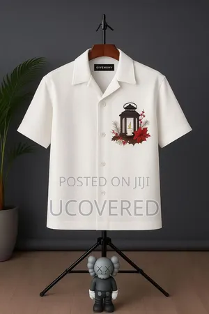 White Camp Collar Shirt