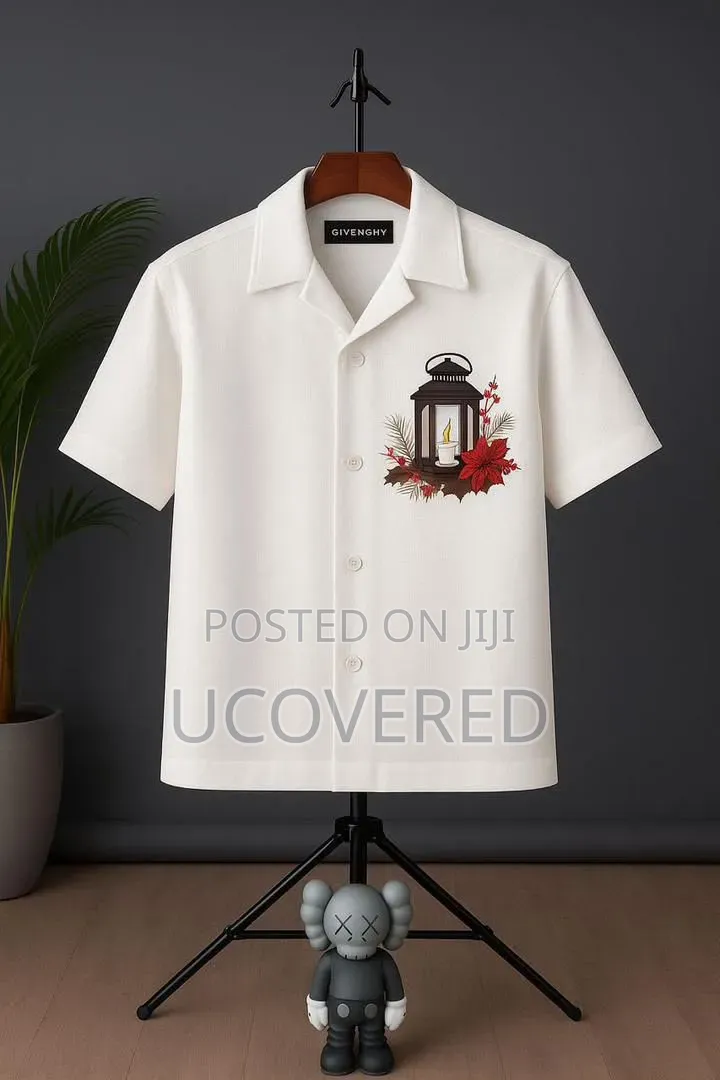 White Camp Collar Shirt