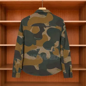 Camo Khaki Work Long Sleeve Shirt