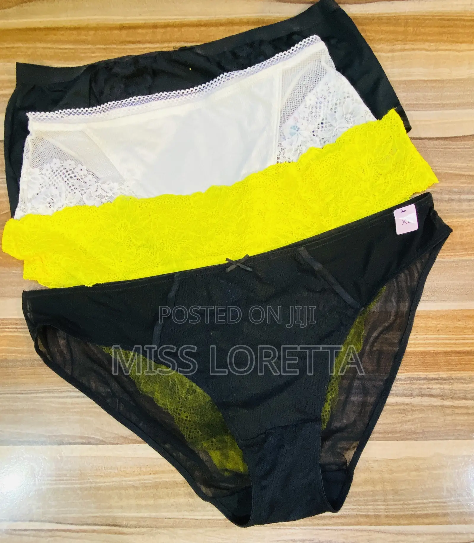 Mixed Design Panties Plus Sizes - 12pieces