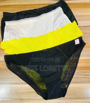 Mixed Design Panties Plus Sizes - 12pieces