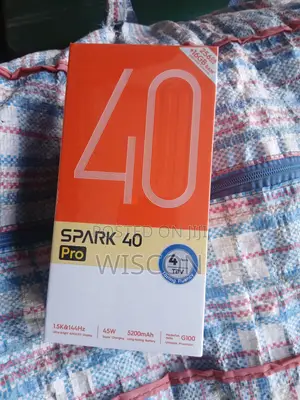 New Tecno Spark 40 Pro 256 GB Black