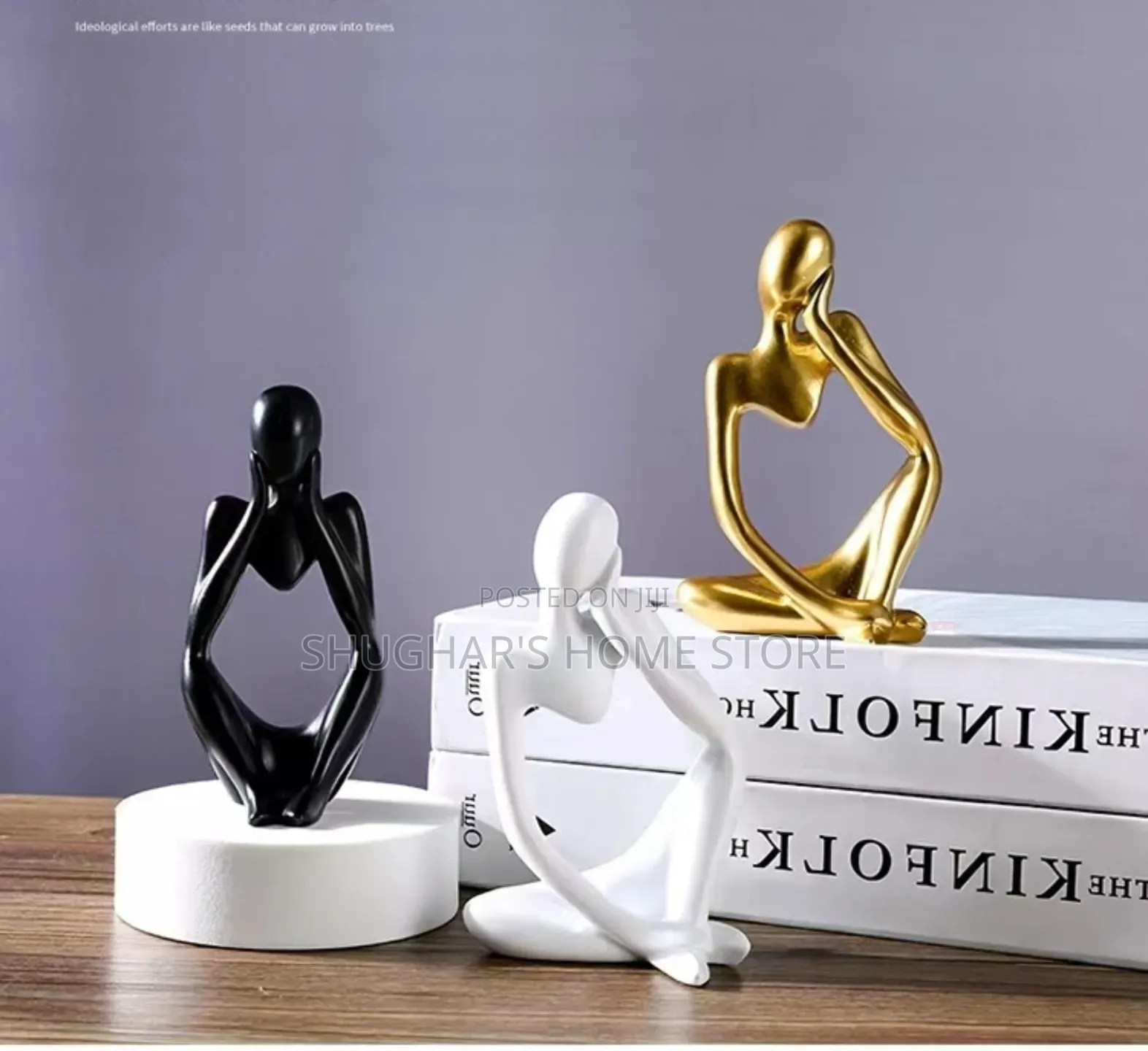 Thinker Abstract Figure Decor Sculpture