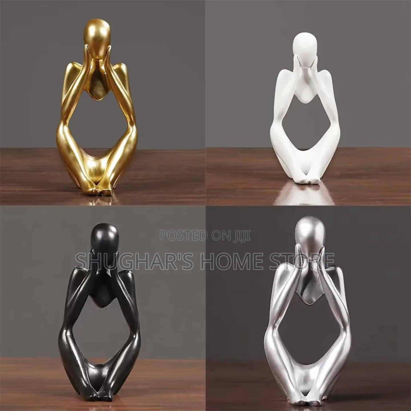 Thinker Abstract Figure Decor Sculpture