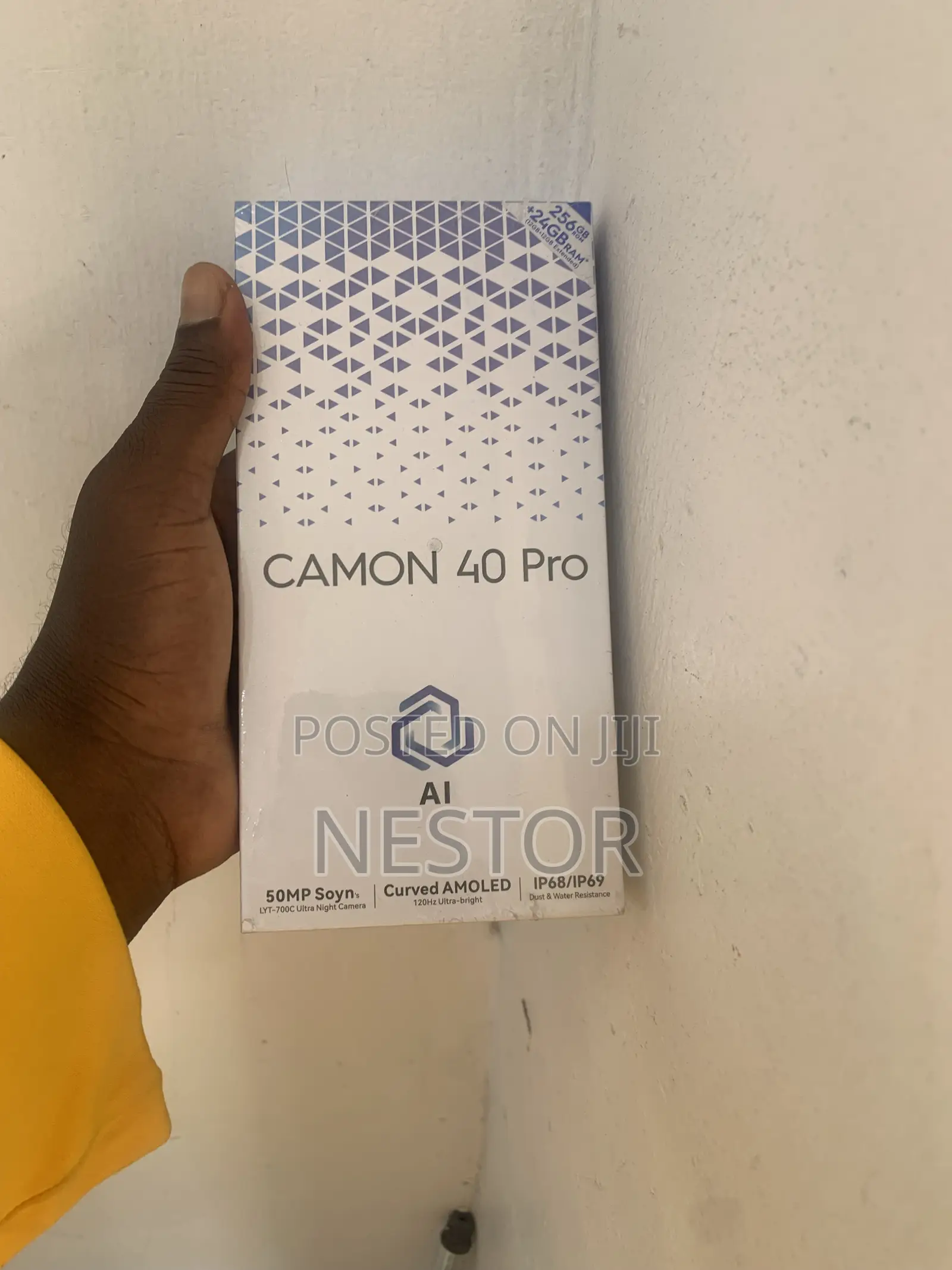 New Tecno Camon 40 Pro 5G 256 GB Black