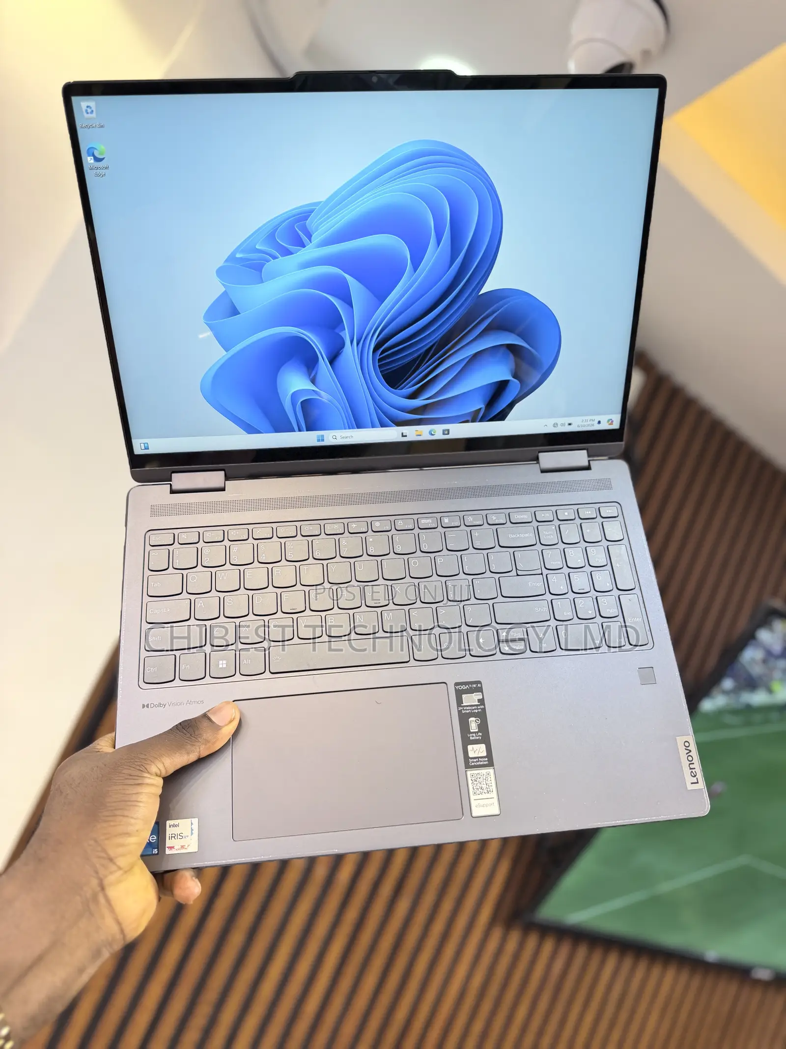 Laptop Lenovo Yoga 7i 8GB Intel Core i5 SSD 512GB