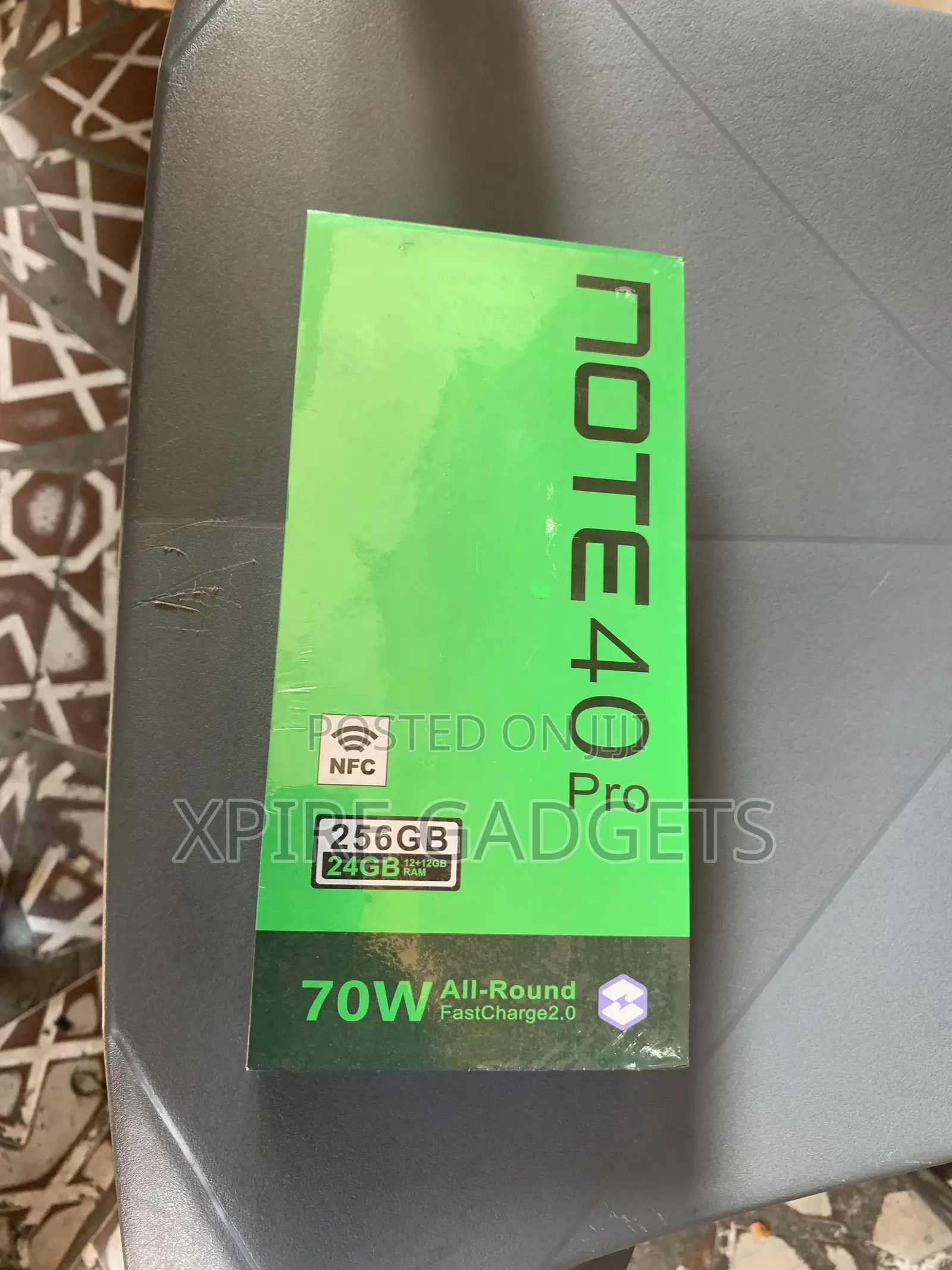 New Infinix Note 40 Pro 5G 256 GB Black