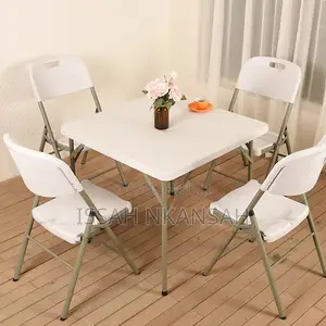Outdoor Square Folding Table With Chairs