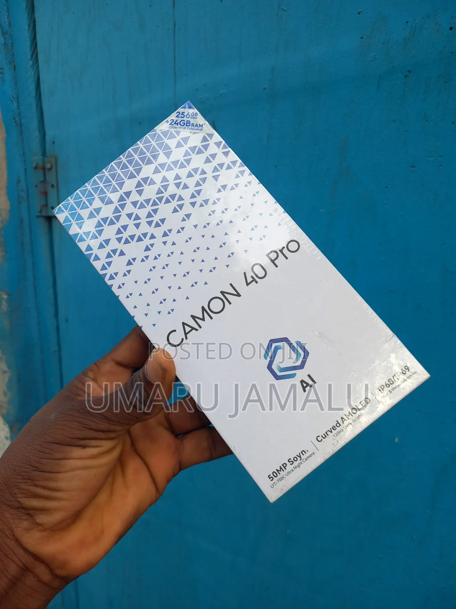 New Tecno Camon 40 Pro 4G 256 GB Black