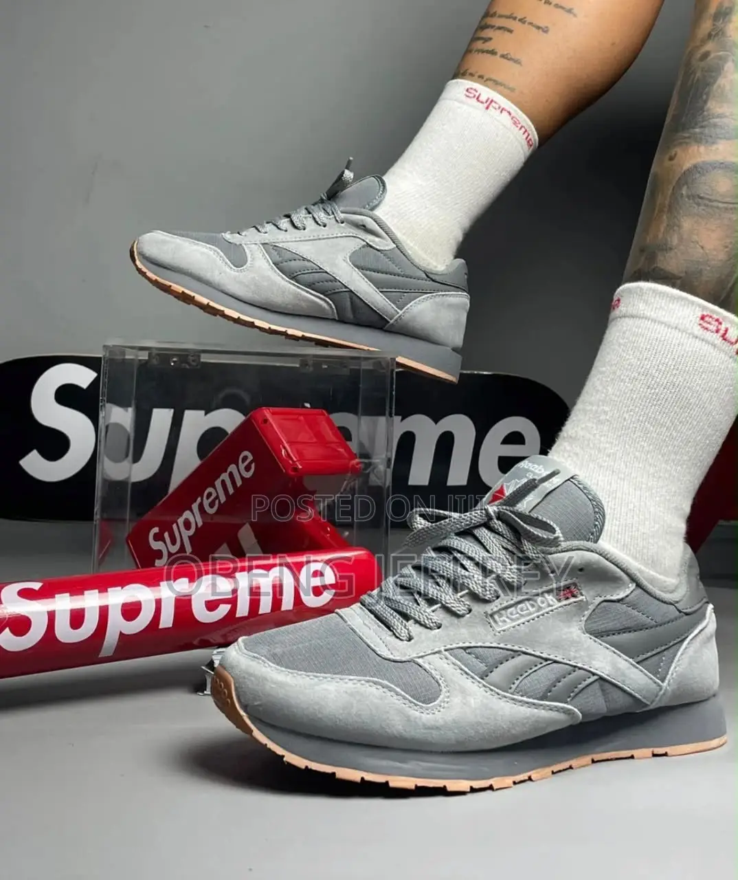 Original Reebok Classic Grey Suede