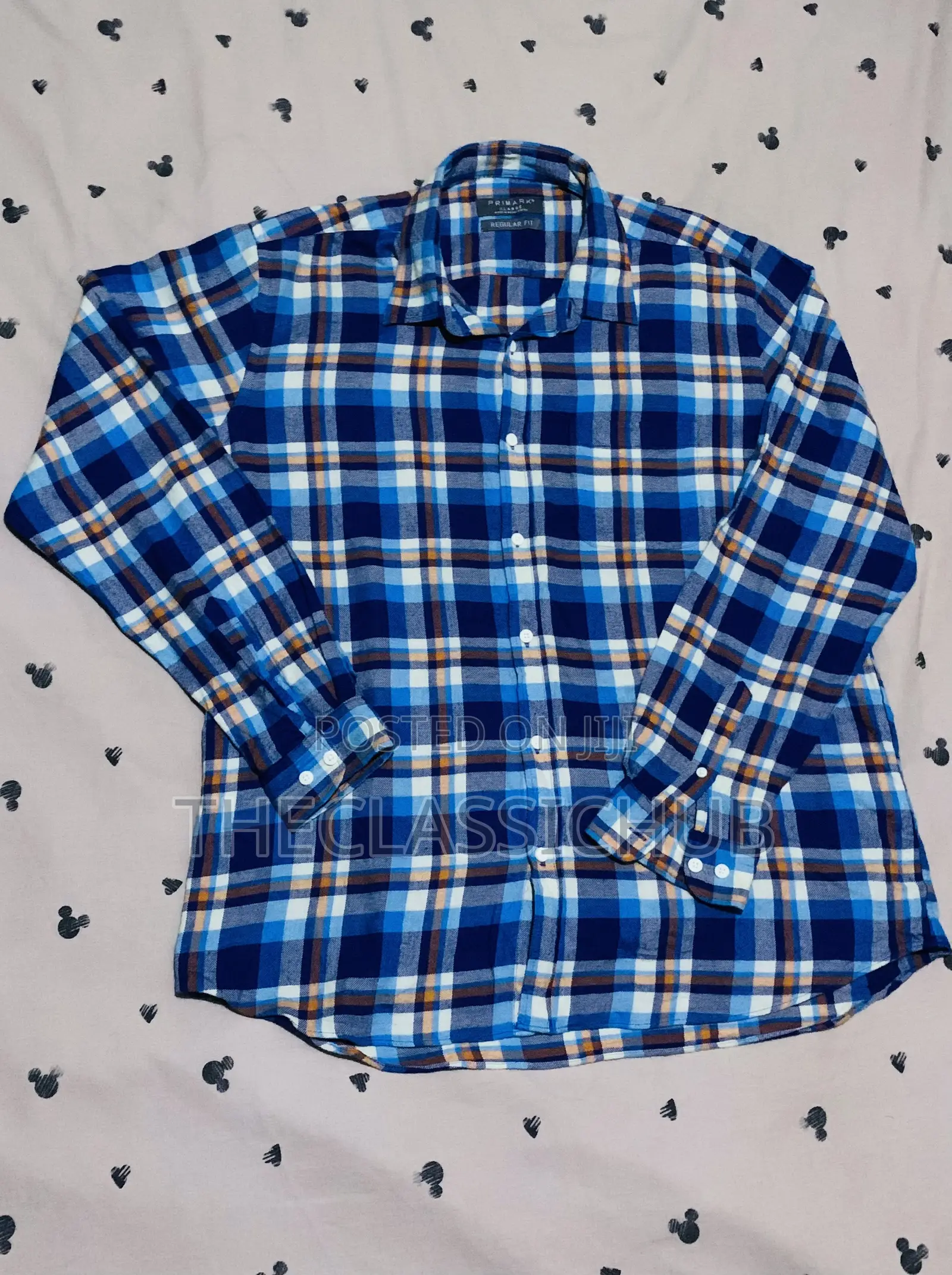 Primark Men’S Regular Fit Plaid Shirt
